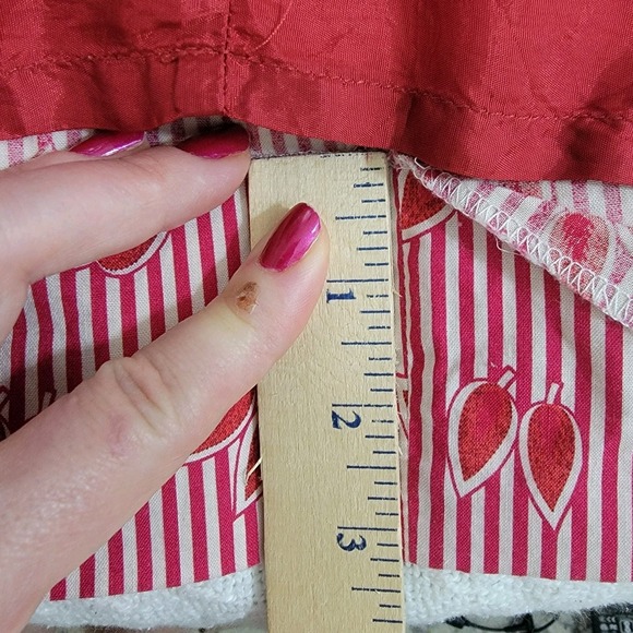 Barneys New York Made In Italy Sleeveless Midi Dress Cotton Lined Red Size 40 4‎ - Picture 12 of 13